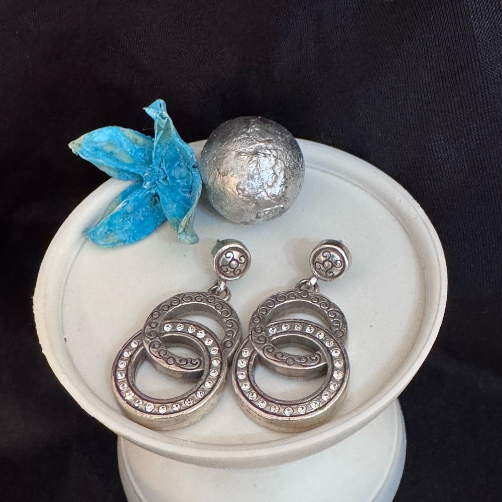 Brighton Interlocking Circle Earrings - image 1